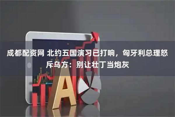 成都配资网 北约五国演习已打响，匈牙利总理怒斥乌方：别让壮丁当炮灰